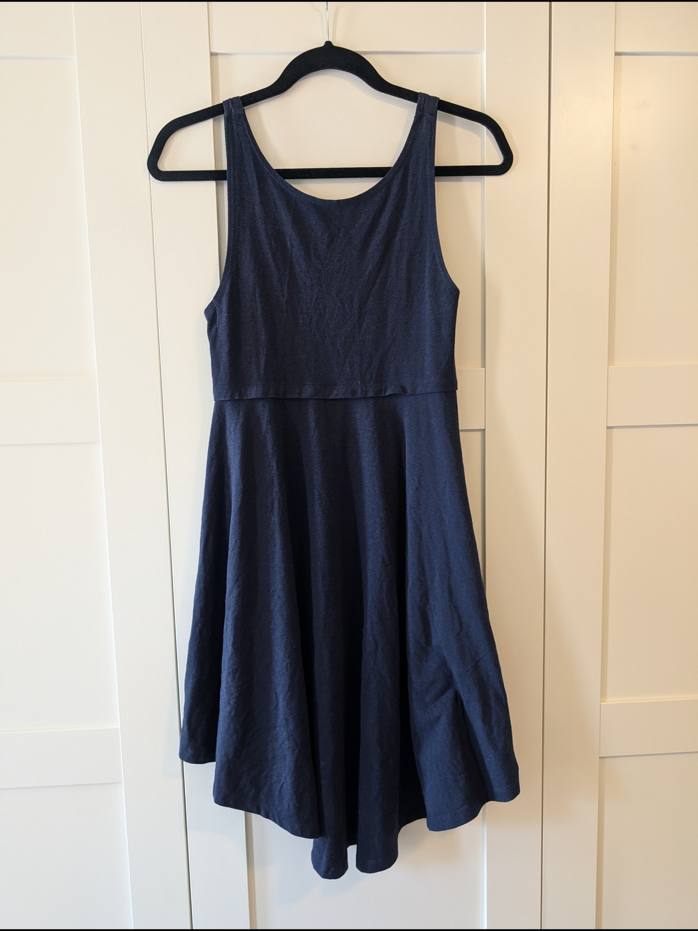 Franc - Circle Scoop Dress In Navy